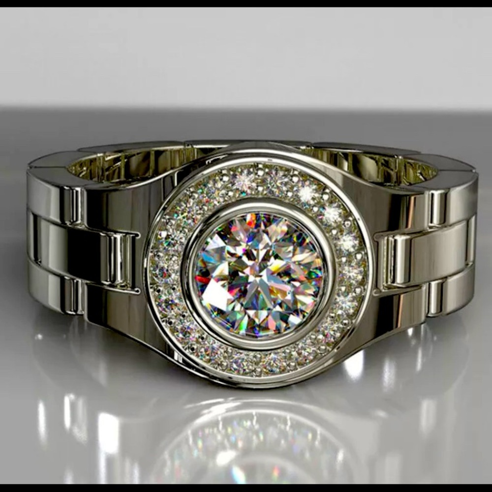 925 Sterling Band Ring. Size 7